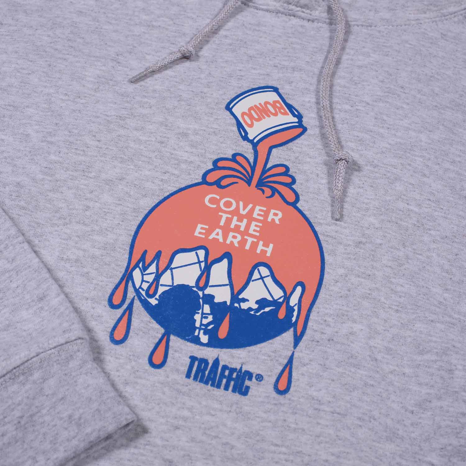 Traffic 'Cover the Earth' Hoodie (Heather Grey) - Image 3