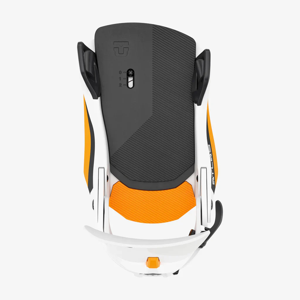 Union Atlas Step On Bindings 2026 (White/Orange) - Image 7
