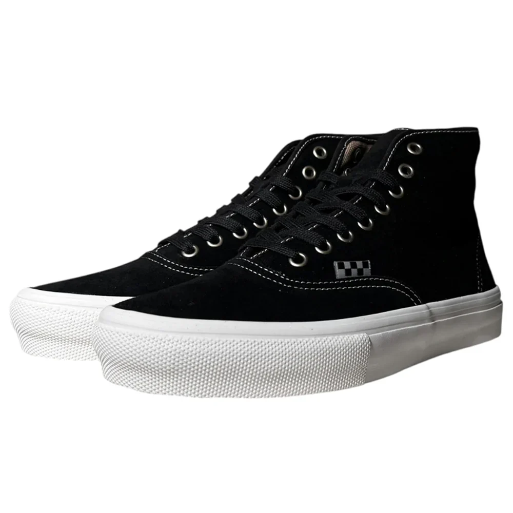 Vans Skate Authentic Hi (Black/White) - Image 2