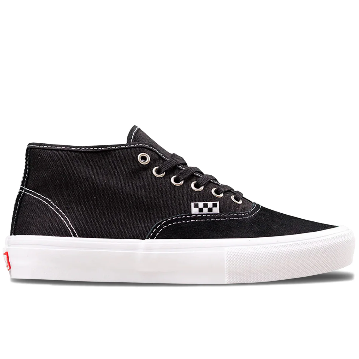 Vans Skate Authentic Mid (Black/White)