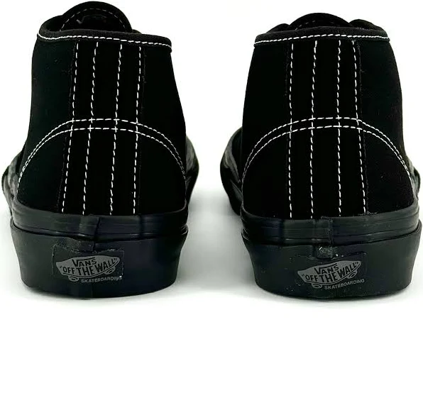 Vans Skate Authentic Mid (Blackout) - Image 3