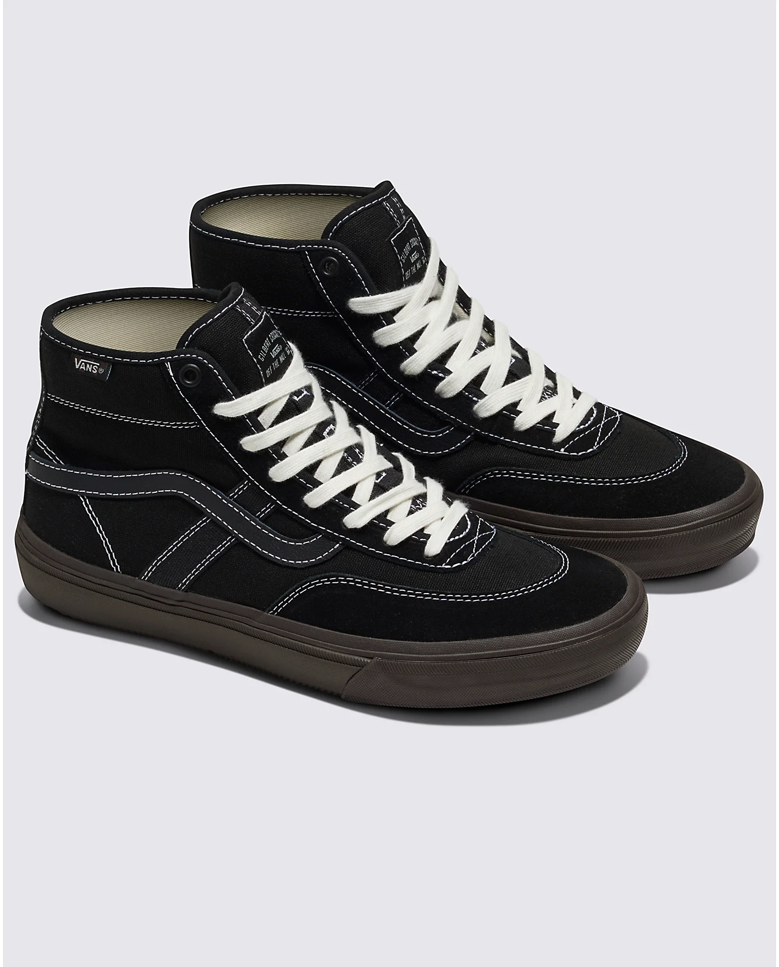 Vans Skate Crockett High (Black/Chocolate) - Image 6
