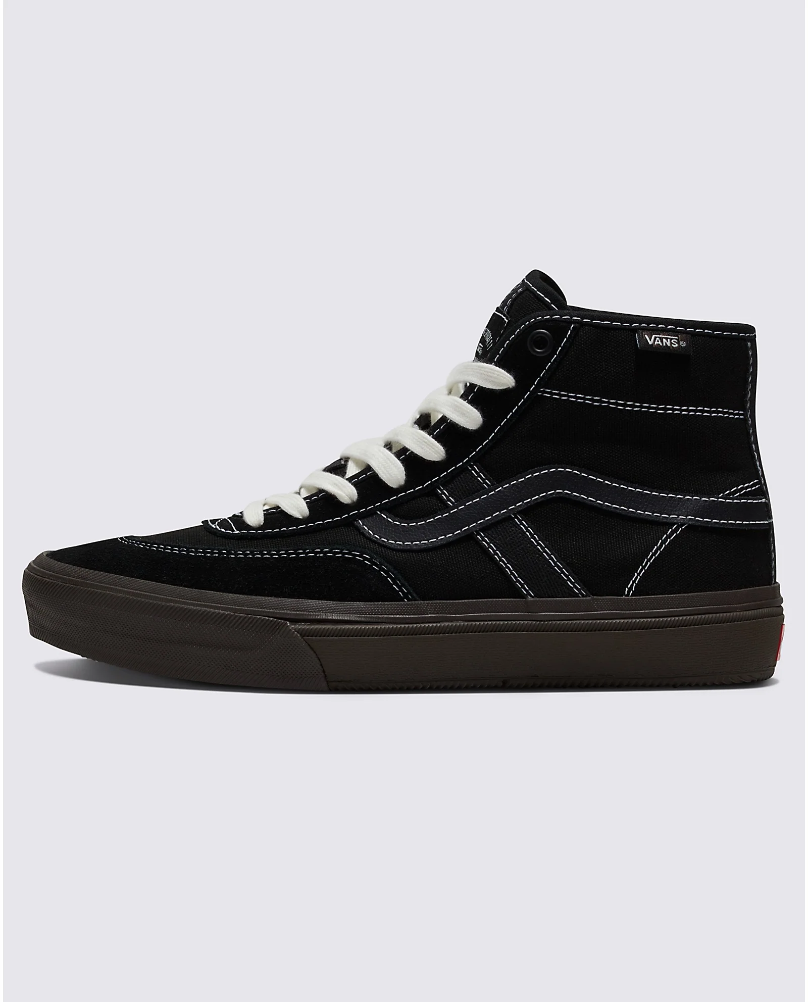 Vans Skate Crockett High (Black/Chocolate) - Image 7