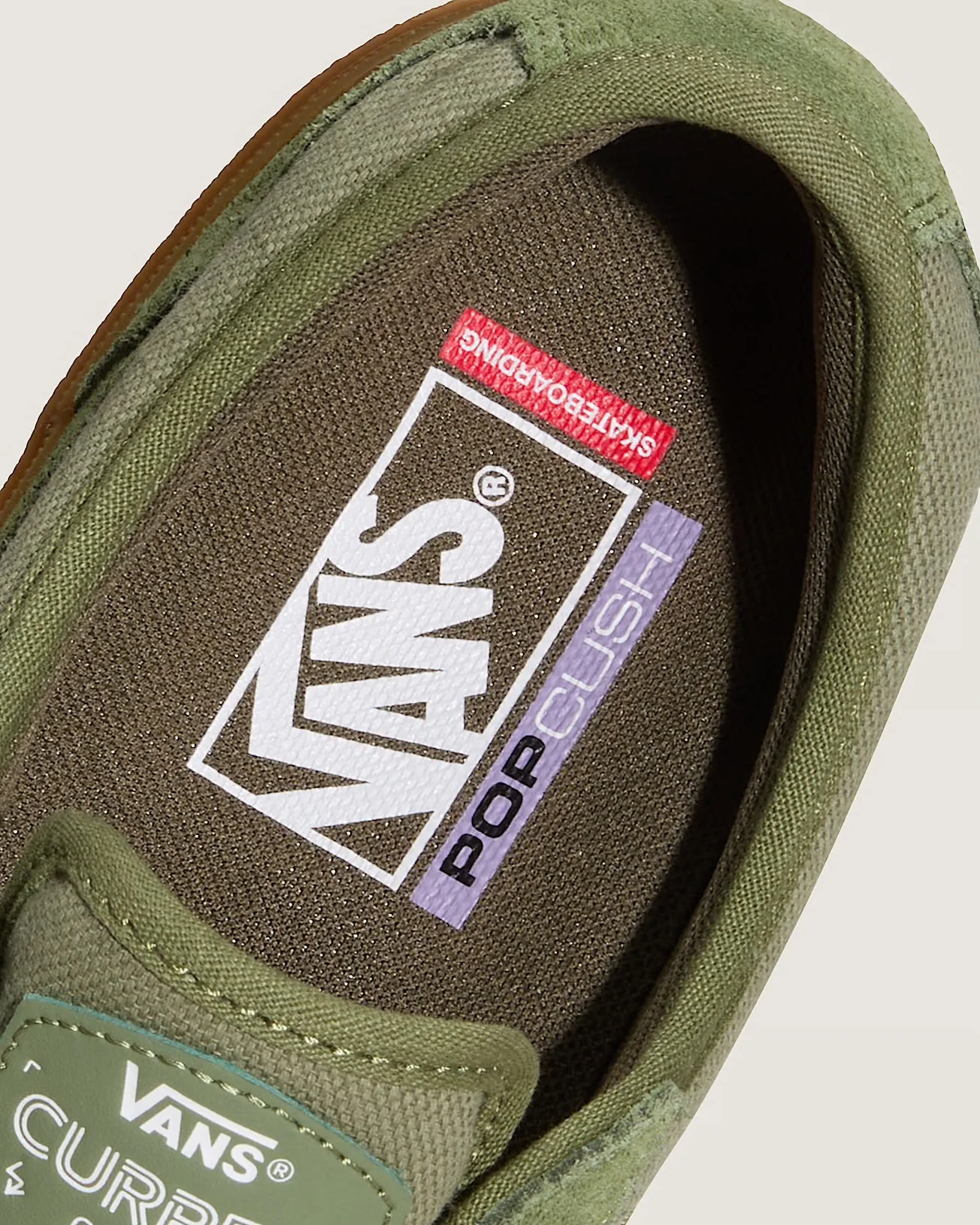 Vans Skate Curren Caples (Olive/Gum) - Image 5