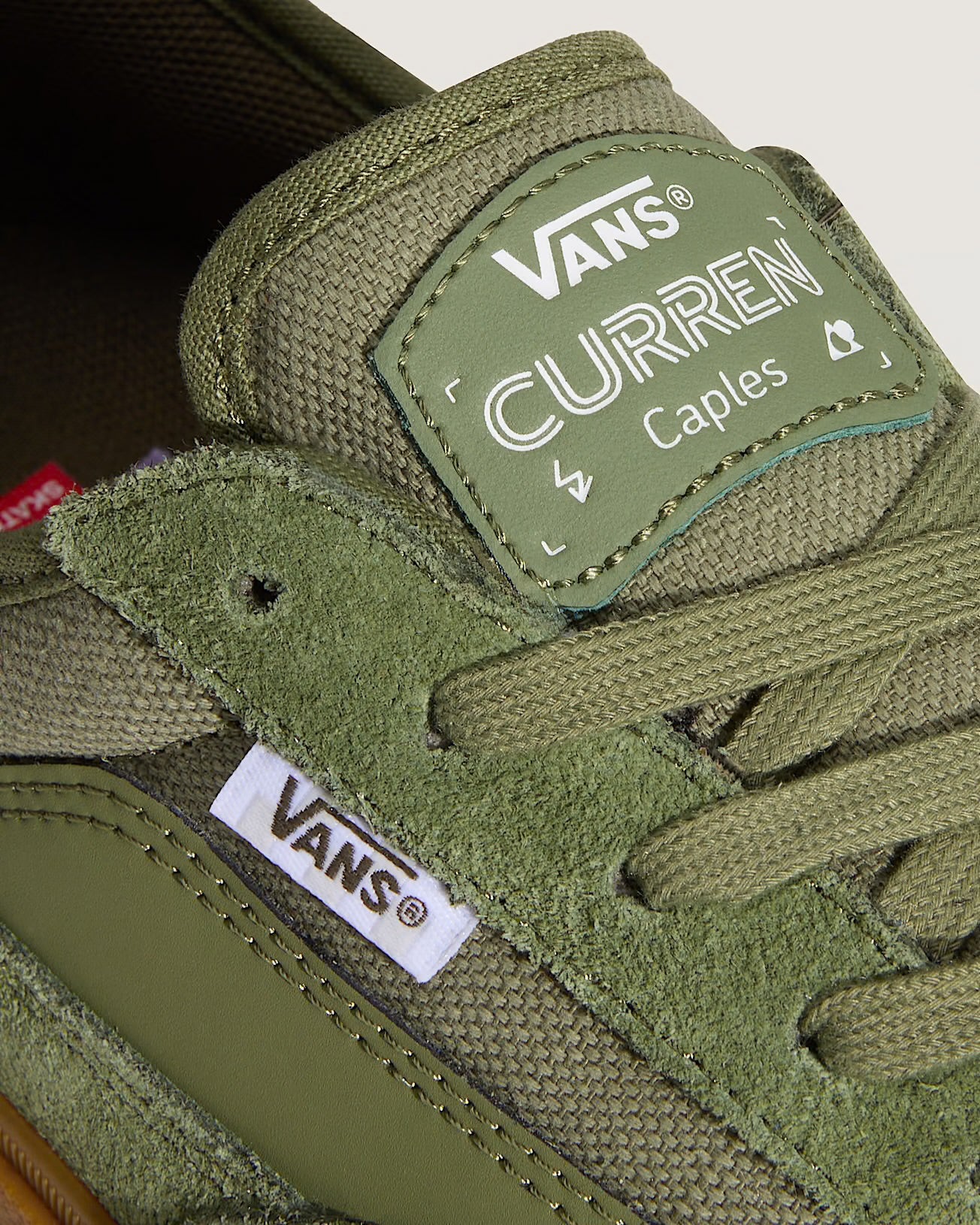 Vans Skate Curren Caples (Olive/Gum) - Image 7