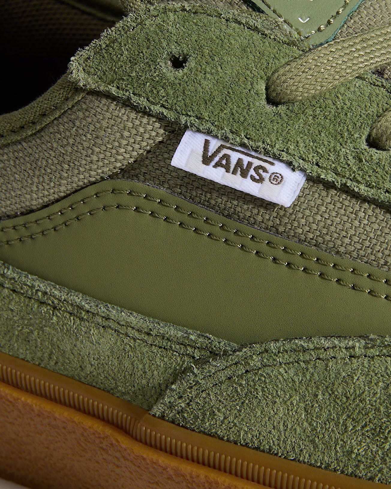 Vans Skate Curren Caples (Olive/Gum) - Image 8
