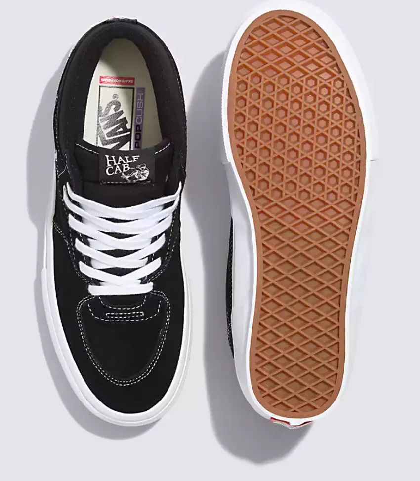 Vans Skate Half Cab (Black/White) - Image 4