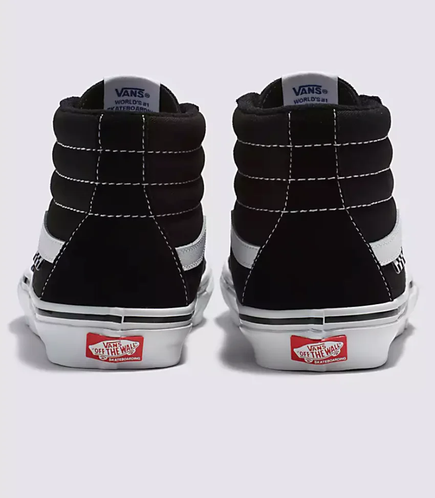 Vans Skate Sk8-Hi (Black/White) - Image 5