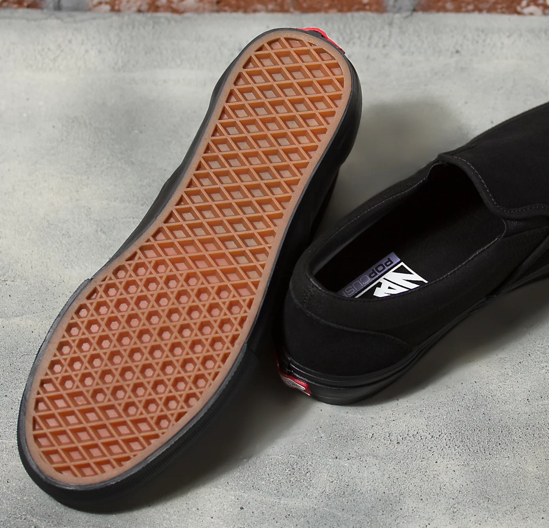 Vans Skate Slip-On (Black/Black) - Image 4
