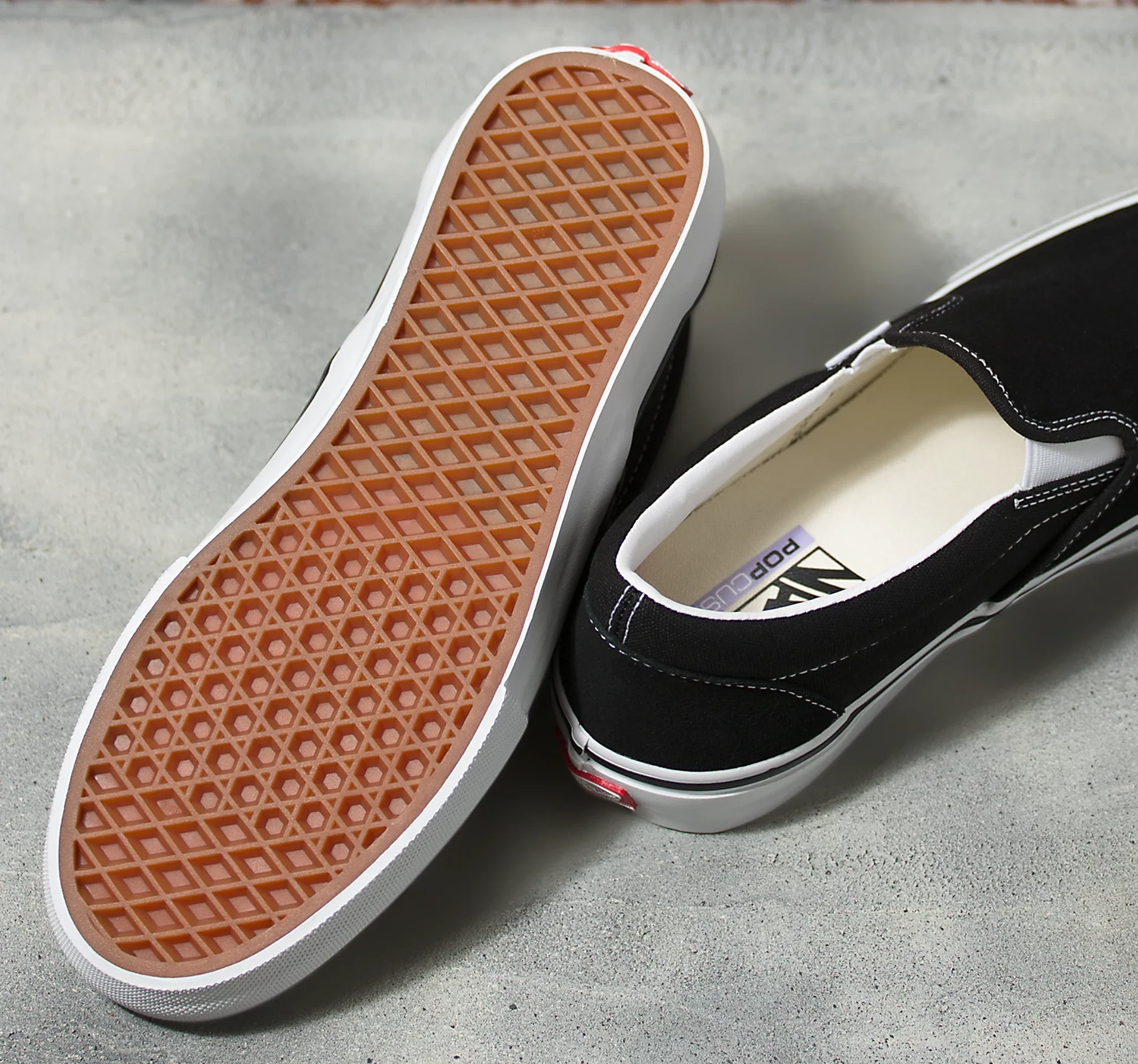 Vans Skate Slip-On (Black/White) - Image 3