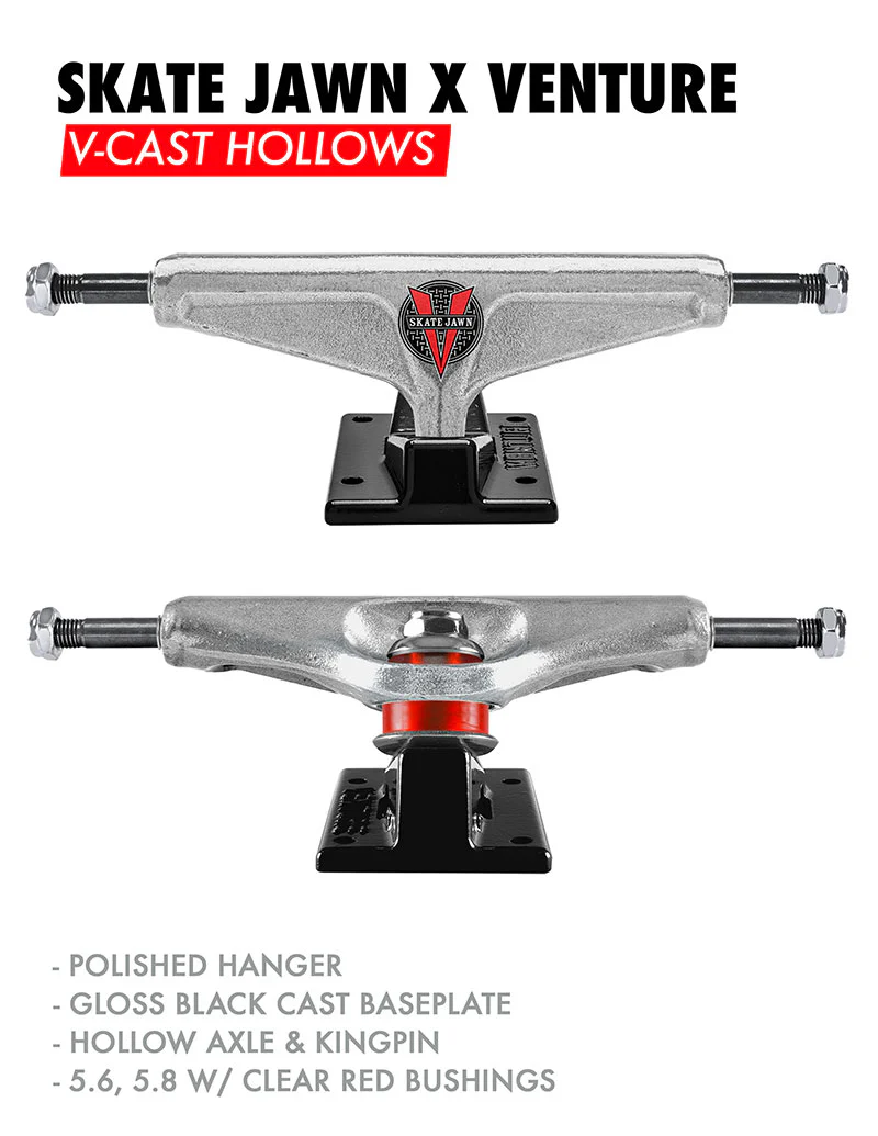 Venture X Skate Jawn V-Cast Hollow Light Trucks - Image 3