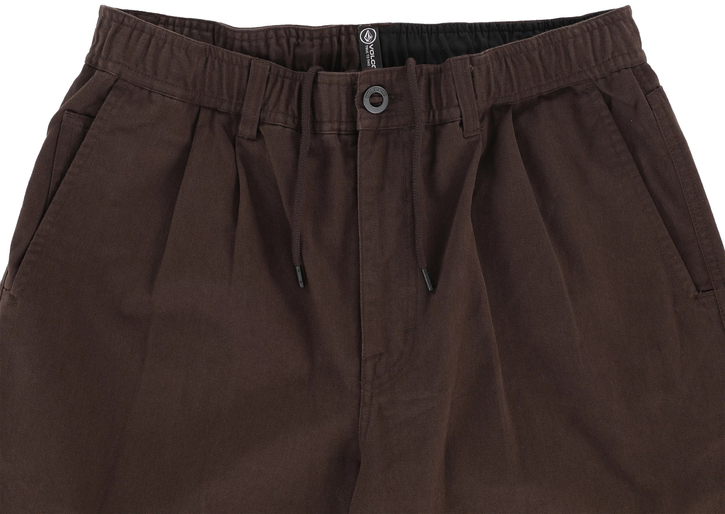 Volcom Chillow Pleated EW Pants (Cacao) - Image 3