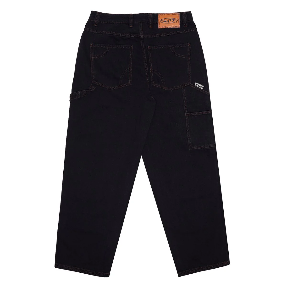 WKND Damn Near Carpenter Double Knee Pants (Washed Black) - Image 2